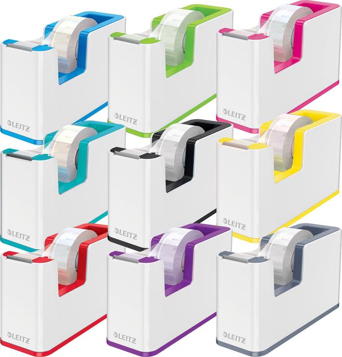 Immagine prodotto Leitz Dispenser da tavolo WOW +1RL bianco/rosso