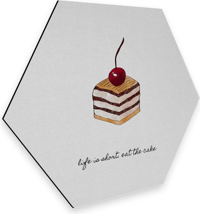 Produktbild Trenddeko Orara Studio - Life is short eat the Cake (25 x 22 cm)