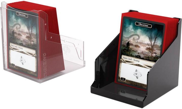 Actual product image Gamegenic GGS22018 - Bastion 100+ XL Deckbox Black/Clear