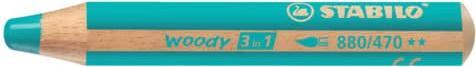Image du produit STABILO woody 3 en 1 crayon de couleur (Turquoise, 1 x)