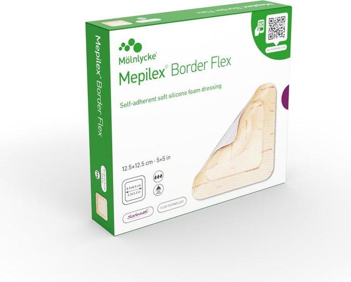 Produktbild Mepilex Border Flex Schaumverband 12.5x12.5cm (5 Stk) (5 x)
