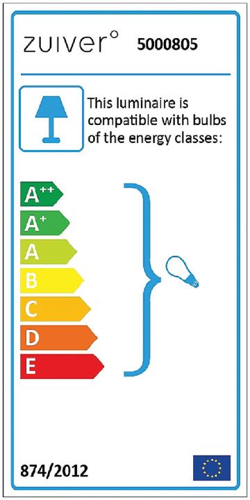 Energy Label Zuiver Tripod (E27)