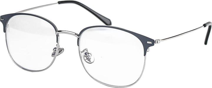 Immagine prodotto JTI Occhiali anti luce blu, Clubmaster - Grigio / Argento