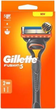 Actual product image Gillette Fusion Razor + 2 Blades