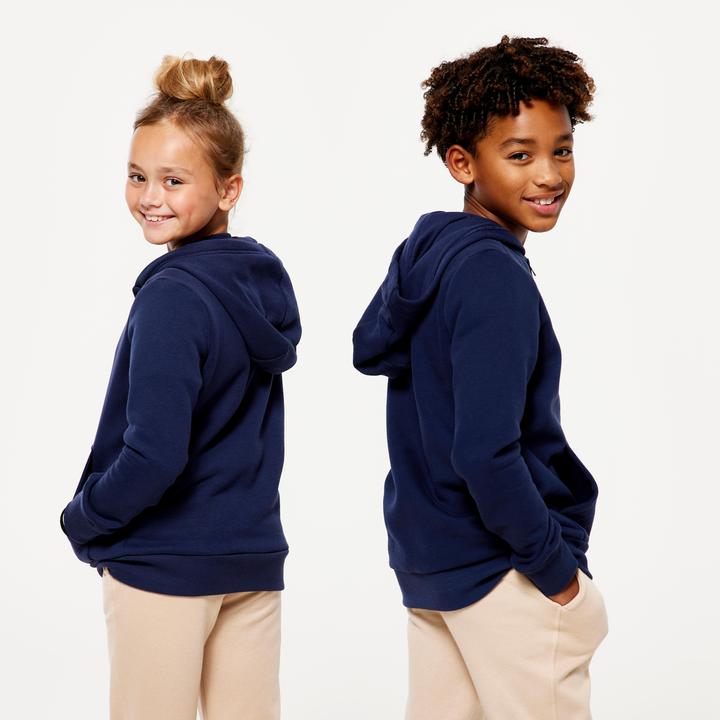 Immagine prodotto Domyos Giacca con cappuccio da bambino - blu navy (12, 13, 14)