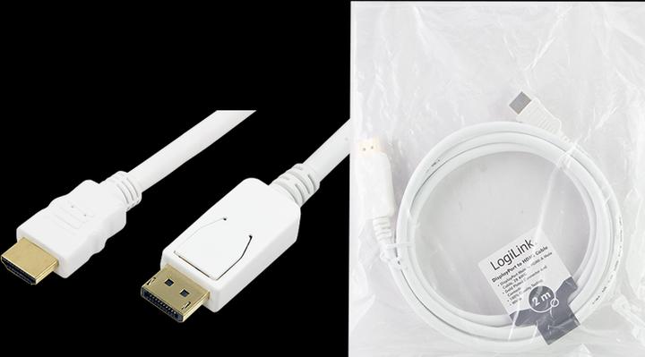 Actual product image LogiLink DisplayPort — HDMI (Typ A) (2 m, DisplayPort)