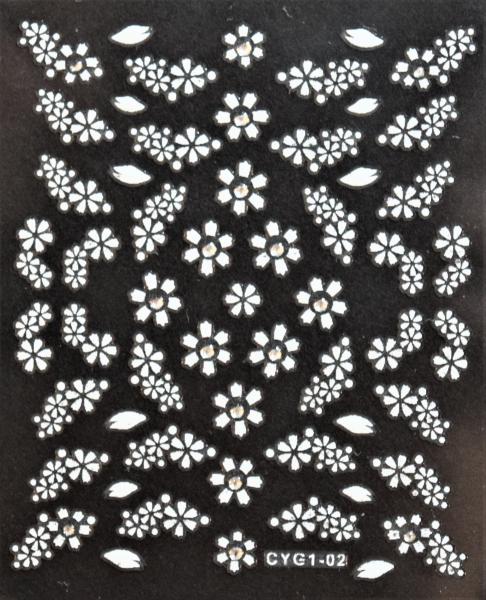 Nagellack24 Nail Art Sticker Selbstklebend 1434