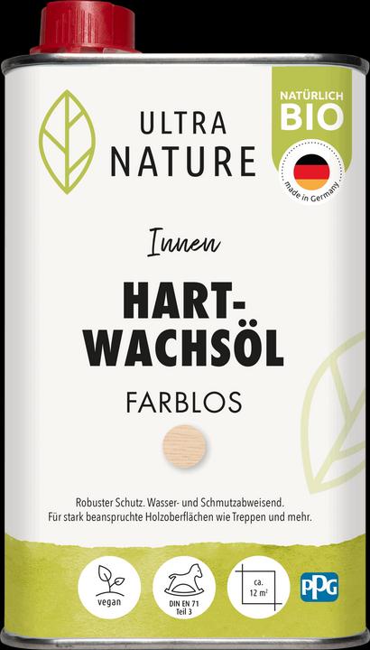Produktbild Ultra Nature Hartwachsöl (Farblos, 0.25 l)