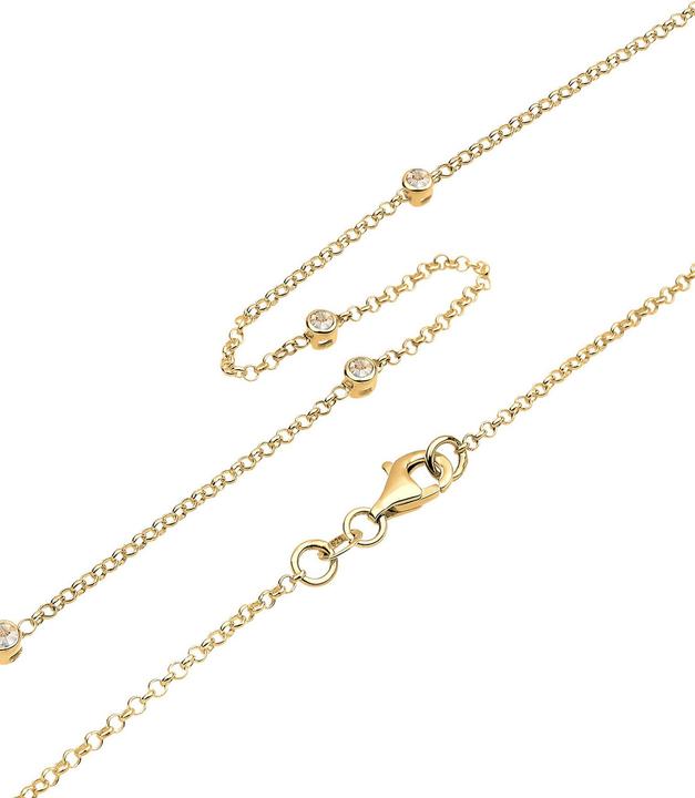 Produktbild Elli Kristall Kette (925er Sterling Silber, Glaskristall, 45 cm)