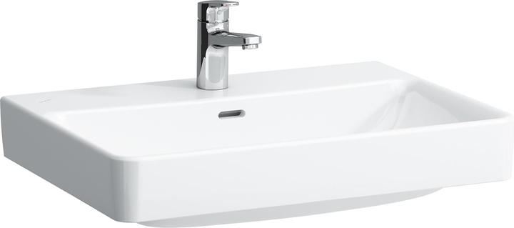 Produktbild Laufen Aufsatzwaschtisch PRO S 650x465mm m Überlauf ohne Hahnloch weiss (465 mm, 650 mm)