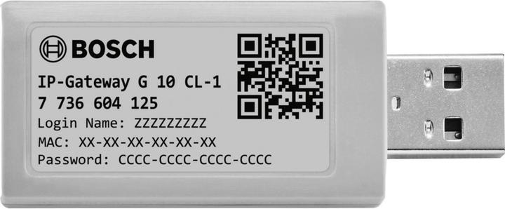 Immagine prodotto Bosch Hausgeräte Controllo per unità di condizionamento G 10-3 Gateway IP per unità di condizionamento split CL3000i (1 x)