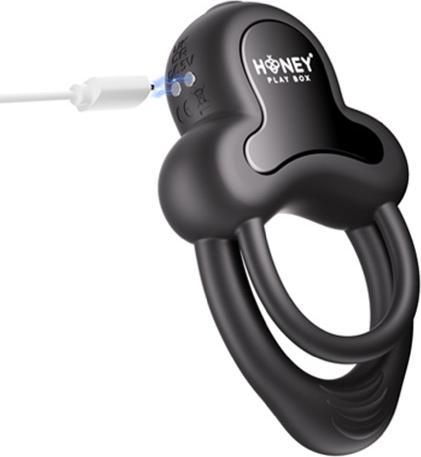 Produktbild Honey Play Box Anello Vibrating Double Cock Ring Black