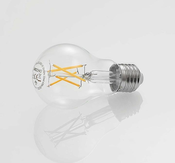 Image du produit Arcchio Ampoule LED E27 4W 2.700K filament, dimmable, claire (E27, 4 W, 470 lm, 1 x, E)