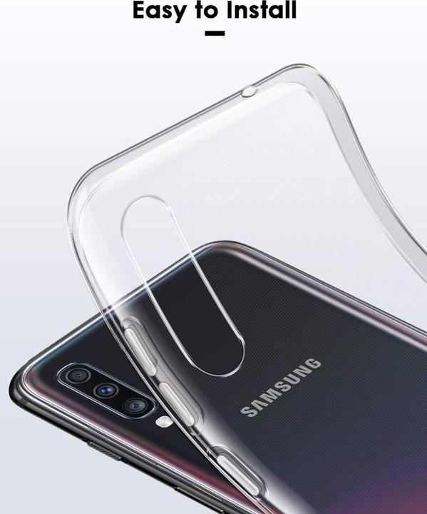 Produktbild König Design Handyhülle für Samsung Galaxy A80 durchsichtig Case Schutzcase Cover Transparent (Samsung Galaxy A80)