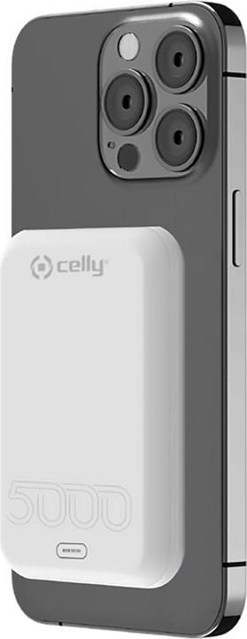 Produktbild Celly Power Bank Competible Magcharge 5a White Magpb5000evowh (5000 mAh, 15 W)