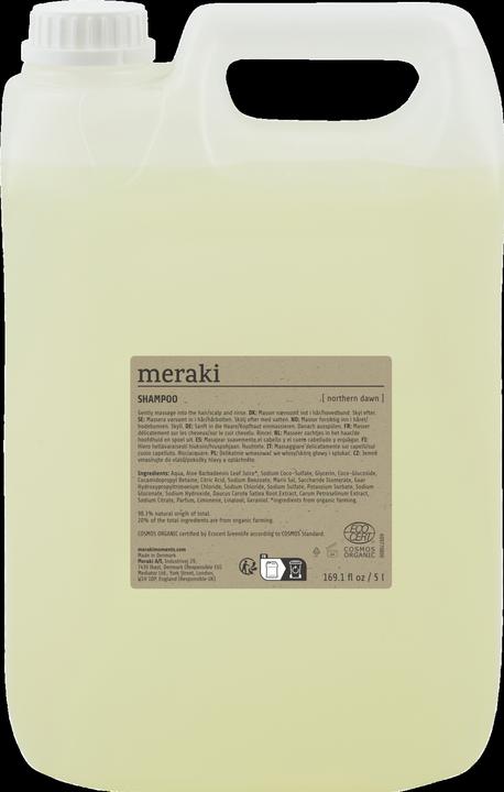 Actual product image Meraki Shampoo, Northern dawn, refill