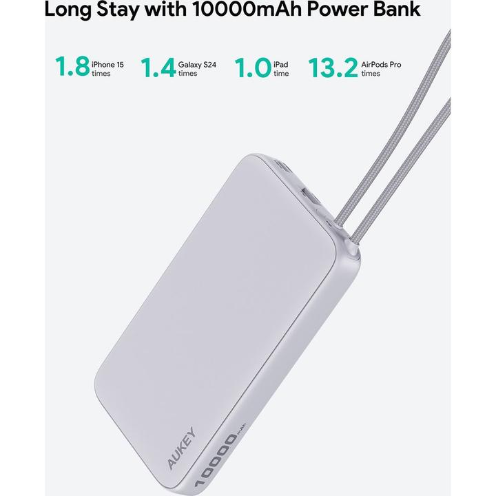 Produktbild Aukey Spark Sling (10000 mAh, 22.50 W, 22.50 Wh)