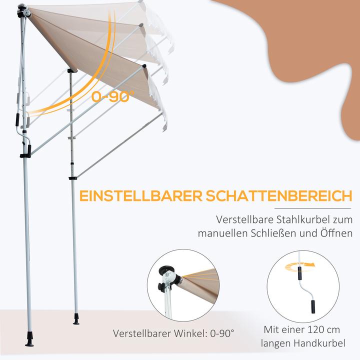 Produktbild Outsunny Klemmmarkise (2 m)