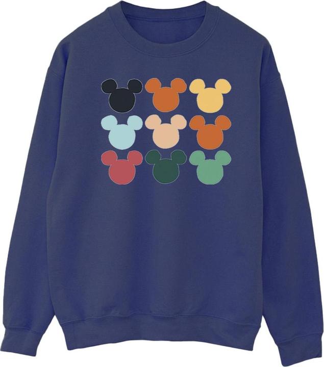 Disney Mickey Mouse Heads Square Sweatshirt (S)