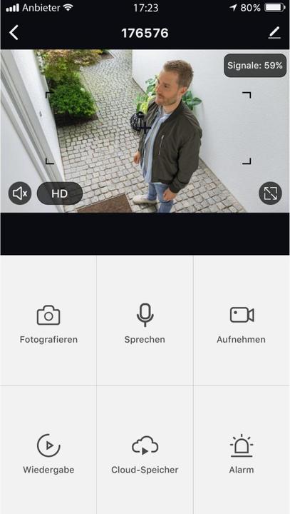 Actual product image Hama Surveillance camera 176645 (1920 x 1080 Pixels)
