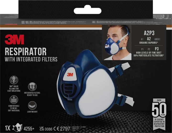 3M Masque de peinture par pulvérisation 4255 (A2P3, 1 x)