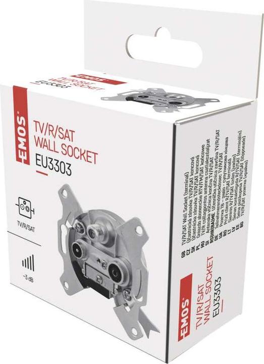 Produktbild Emos Antennen-Steckdose EU 3303, Enddose (Antennendose)