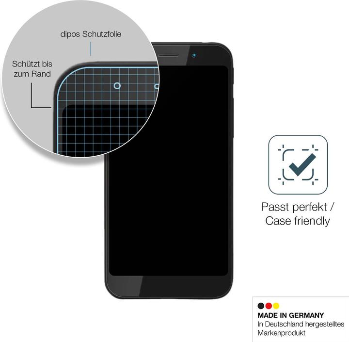 Actual product image Dipos Anti-Shock Screen Protector Matte (1 Piece, Shift SHIFT5me)