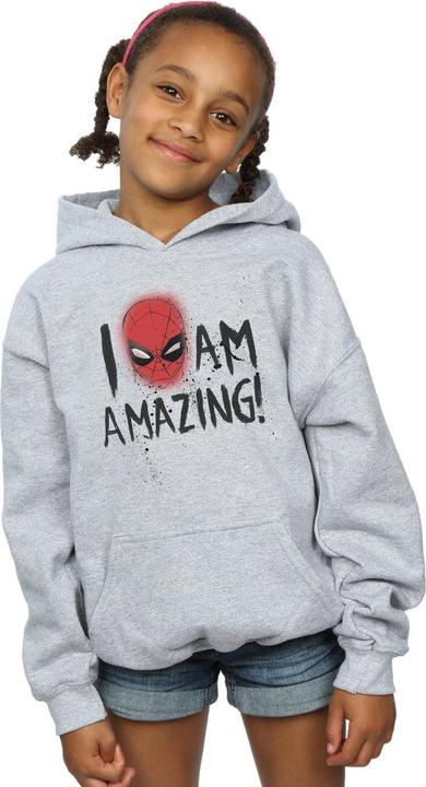 Immagine prodotto Spider-Man I Am Amazing Felpa con Cappuccio Ragazze (152, 158)