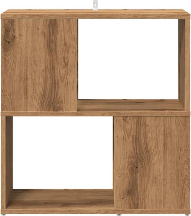 Image du produit VidaXL Bücherregal Raumteiler Standregal Aufbewahrung Büroregal Artisan-Eiche (60 x 24 x 63 cm)