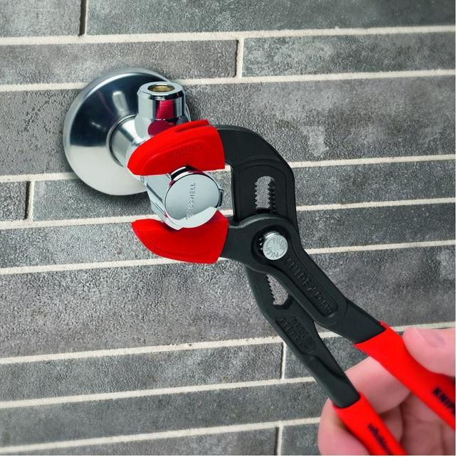 Actual product image Knipex 3 pairs of plastic jaws for all 87 XX 300 mm models (models from 2008) (86 mm)