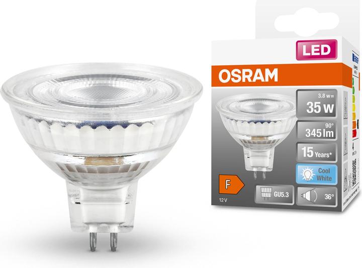 Produktbild Osram Led Star Mr16 (GU5.3, 3.80 W, 345 lm, 1 x, F)