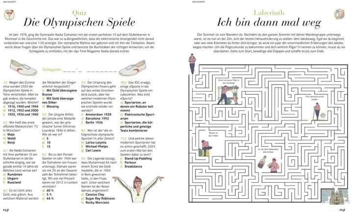 Produktbild Das Quizheft - Golden (Deutsch)