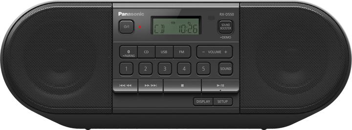 Actual product image Panasonic RX-D550E-K (FM, VHF, Bluetooth)
