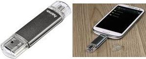 Produktbild Hama Laeta Twin (32 GB, USB-A)