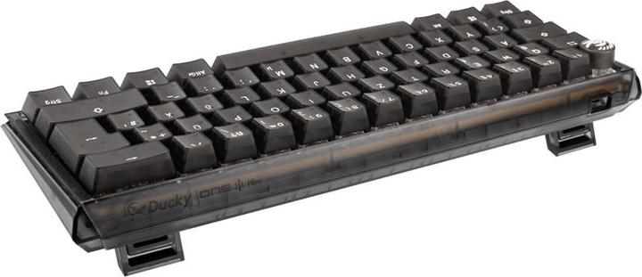 Actual product image Ducky One 3 Aura Black Mini Gaming Keyboard, RGB LED - Kailh Jellyfish Y (DE, Cable)