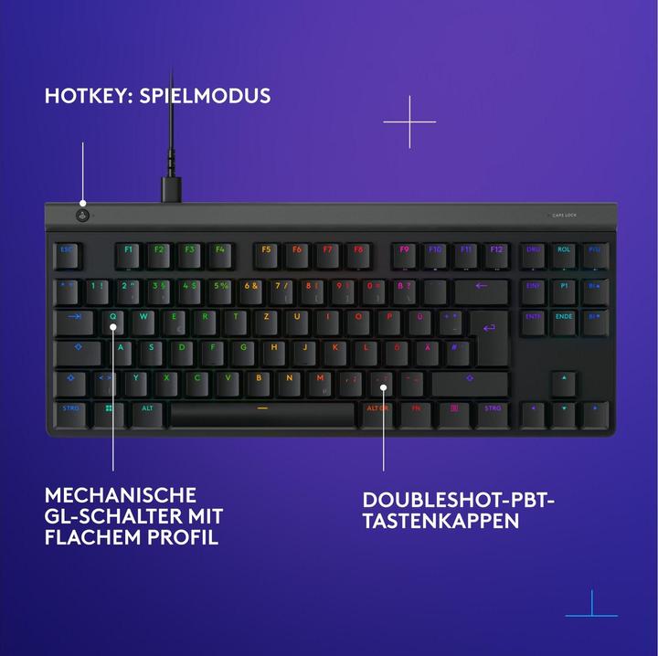 Produktbild Logitech G G515 TKL (CH, Kabelgebunden)