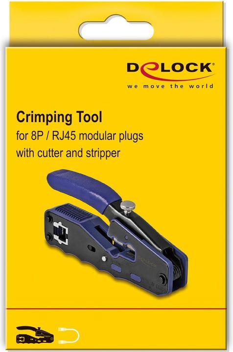 Immagine prodotto Delock Utensile a crimpare per spine modulari 8P/ RJ45 (135 mm)