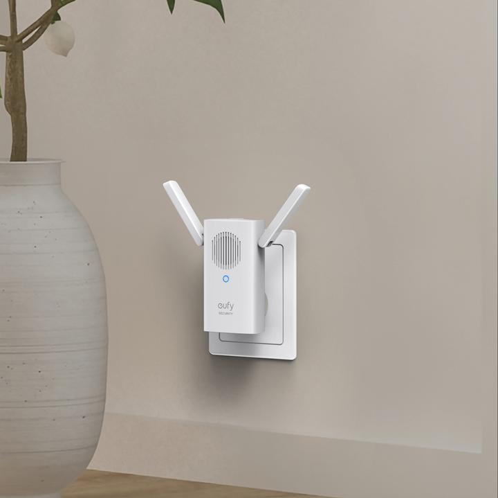 Actual product image eufy Battery Doorbell Slim 1080p Black (Wireless)