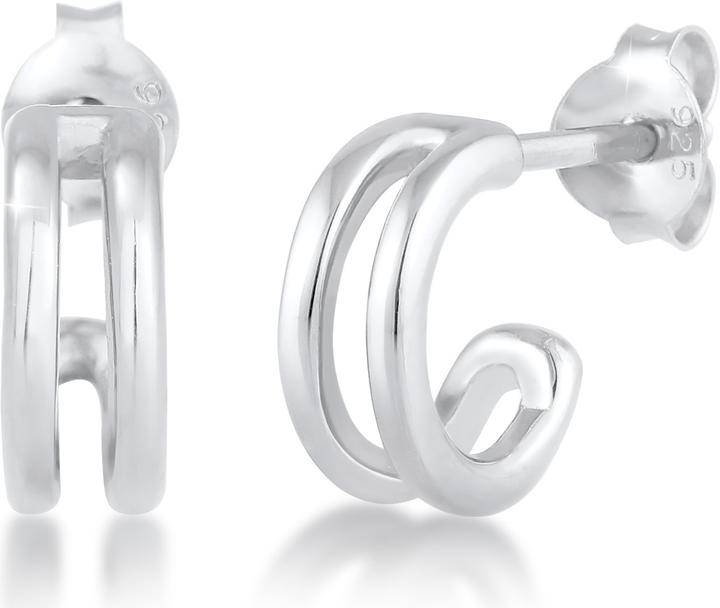 Actual product image Elli Creolen Minimal (925 Silver)