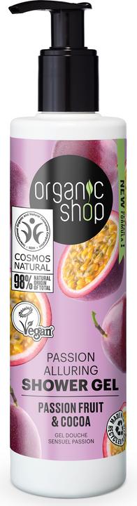 Produktbild Organic Shop Organic Passion Fruit Cocoa Alluring Z Mas?em Kakaowym I E (280 ml)