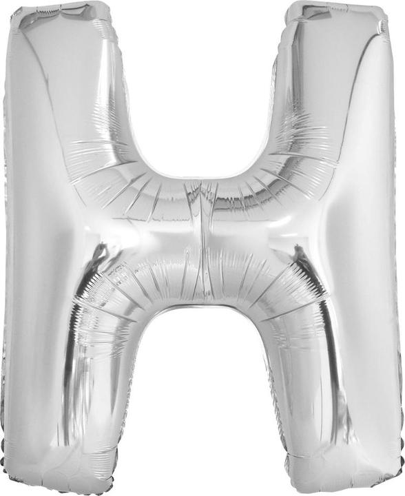 Produktbild Folienballon Buchstaben 75cm Silber - H (1 x)