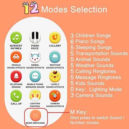 Produktbild Activity Board Babyphone, Smartphone Spielzeug-Handy mit Musik Lichter, Ton, lachende Lieder Dialog, verschiedene