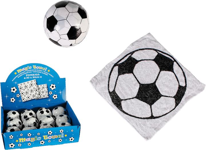 Produktbild Out of the blue Ootb - Magisches Baumwoll Handtuch - Fussball (30 x 30 cm)