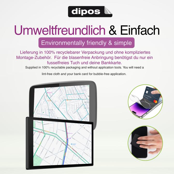 Image du produit Dipos Film de Protection d’écran Crystalclear pour Sunweyer Motorrad Carplay 7