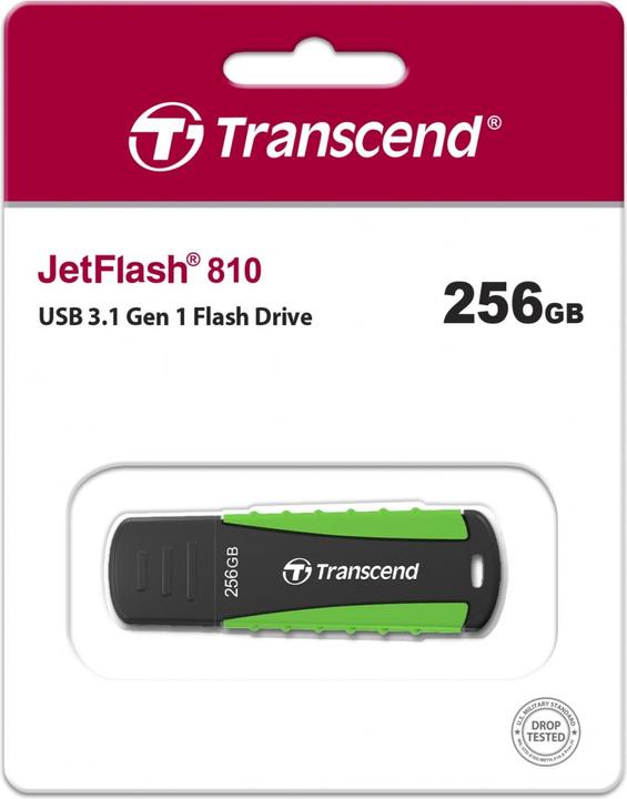 Produktbild Transcend USB-Stick 256GB JetFlash 810 USB3.1 90/40MB/s (256 GB, USB-A)