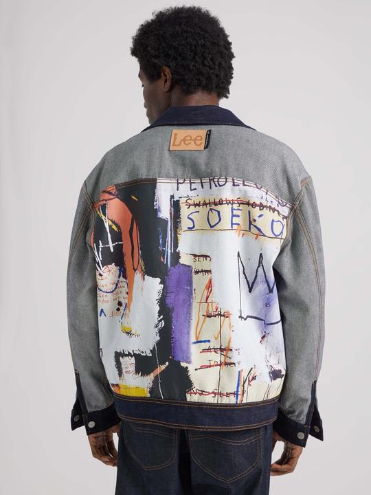 Actual product image Lee Denim jacket JMB Rider Jacket Inside Art (L)