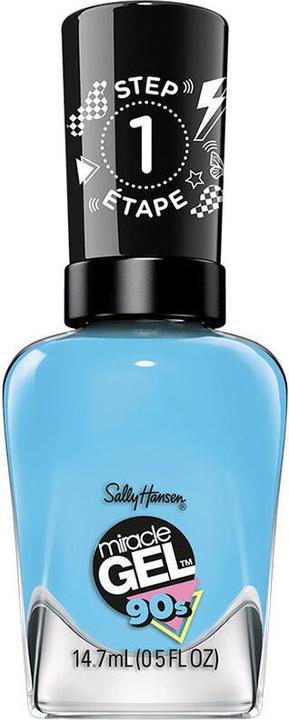 Immagine prodotto Sally Hansen Miracle Gel 90s 886 Did I Blue That? di per le donne 0,5 oz Smalto per unghie (#886-I Blue That, Vernice UV gel)