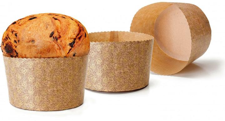 Image du produit Ibili Set 5 moules à panettone 500 gr. Préparez de délicieux panettone dans ce set de haute qualité (14 cm)