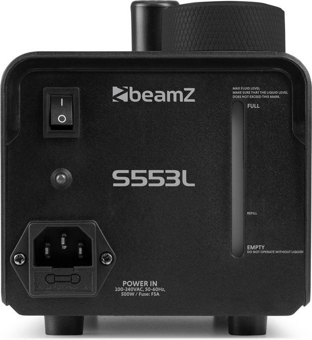 Immagine prodotto BeamZ S553L Macchina nebbiogena con testa a zucca