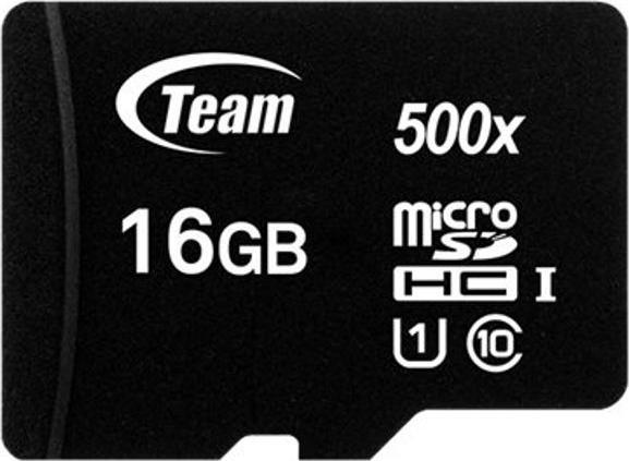 Produktbild Team Electronic Flash-Speicherkarte (SD-Adapter inbegriffen) (16 GB, microSD, U3, UHS-I)